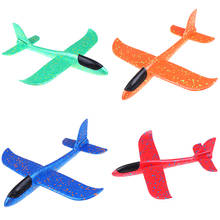1 pc EPP Foam Hand Throw Airplane Outdoor Launch Glider Plane Kids Gift Toy 37CM Interesting Toys 2024 - buy cheap