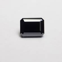 Piedra moissanita cultivada en laboratorio, Hip Hop, VVS1, 9x7mm, Esmeralda, diamante negro, moissanita 2024 - compra barato