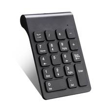 Teclado Digital inalámbrico para ordenador portátil, dispositivo con 19 teclas, 2,4G, USB 2024 - compra barato