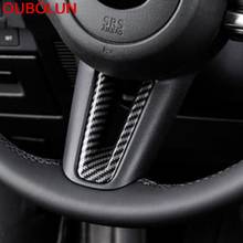 OUBOLUN For Mazda 3 M3 Axela 2019 2020 Steering Wheel Sequins Decoration Moulding Frame Cover Trim Interior Accessories RS ABS 2024 - buy cheap