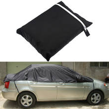 Universal Car Cover Snow Ice Dust Sun UV Rain Resistant Half Covers 3 Sizes Car Protector Car Outdoor Protector Cover 2024 - compre barato