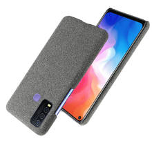 Funda fina con textura de tela para Vivo Y50 / Vivo Y30, 1938, 1935, Capa ultrafina antideslizante para Vivo Y30 Y Y30, Y30 Y Y30 2024 - compra barato