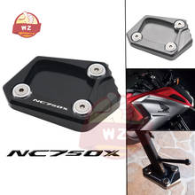 CNC Billet Aluminum Kickstand Foot Plate Side Stand Extension Pad Enlarge Extension For HONDA NC 750 X NC750X NC 750X 2012-2014 2024 - buy cheap