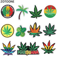 ZOTOONE Iron on Patch for Jeans Clothes Oetel donk Tree Leaf Sewn Patches Heat Transfer New Design  Sticker Applique Embroidered 2024 - buy cheap