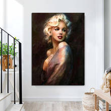 Marilyn Monroe Abstract Sexy Wall Pictures Poster Print Modern Interior Canvas Art Paintings Mural Living Room Wall Art Decor 2024 - buy cheap