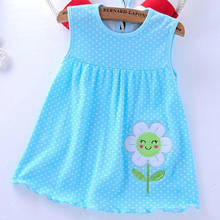 Baby Dress 2018 Summer New Girls Fashion Infantile Dresses Cotton Children's Clothes Flower Style Kids Clothing Princess Dress 2024 - buy cheap