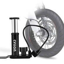 Mini motorcycle Bicycle Tire Pump Foot Portable Air Pump Compressor Digital For Kawasaki Z300 Z400 z 750 1000 900 800 250 650 2024 - buy cheap