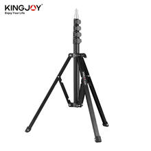KINGJOY Metal Tripod Adjustable Light Stand 1/4" Screw Carry Bag for Photography Studio Reflector Softbox LED Video Light 2024 - buy cheap