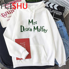 Estético draco malfoy hoodies feminino 2021 oversized gráfico grunge moletom com capuz feminino y2k estética coréia 2024 - compre barato