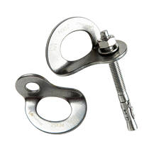 25KN Stainless Steel Rock Climbing Anchor Point Bolt Hanger 10mm 2024 - buy cheap