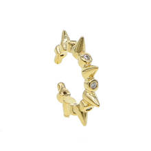 2021 New Fashion Delicate Spikes Ear Cuffs Earrings Gold Color No Earrings Girl Women's Lovely Jewelry Party Christmas Ear Clip 2024 - buy cheap