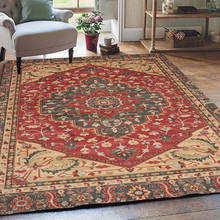 Étnico do vintage tapete para sala de estar marrocos piso quarto tapetes casa anti-skid tapete persa grande americano estudo sala 2024 - compre barato
