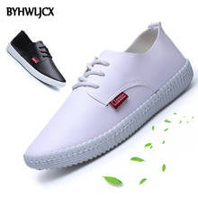 Summer leather woman shoes casual white tie rubber soft bottom sneakers quality PU breathable sandals 2024 - buy cheap