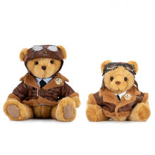 High Quality Teddy Bear Plush Toy Soft PP Cotton Pilot Doll Collection Gifts Stuffed Animals Christmas Birthday Gifts 2024 - buy cheap