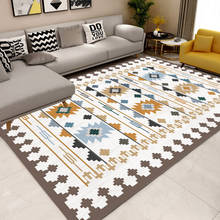 Alfombra persa Retro Vintage para sala de estar, dormitorio, antideslizante, absorbente, alfombra Bohemia 2024 - compra barato