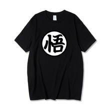 Camisetas de Anime japonés para hombres y mujeres, camisa de manga corta de algodón con cuello redondo, Cosplay de Saiyan Son, Harajuku, Goku, novedad 2024 - compra barato