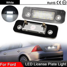 1 par para ford fiesta v 2001-2010 fusão 2002-2012 mondeo mkii 1996-2000 branco led placa de licença luz número lâmpada 2024 - compre barato