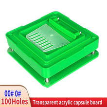 00 #-#0 #100 agujero ABS de la cápsula de llenado Manual de la cápsula de la máquina de embalaje 2024 - compra barato