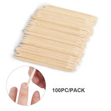 100 Pcs Nail Art Design Orange Wood Stick Sticks Cuticle Pusher Remover  Manicure  Cleaning Manicure Pedicure Nail Care 2024 - buy cheap