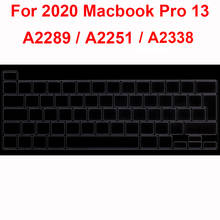 Cubierta protectora para teclado de la UE, protector de silicona para Macbook Pro 13, A2289, A2251, A2338, 2020 2024 - compra barato