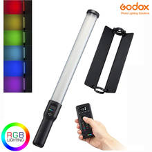 Godox-Palo de luz suave LC500R RGB LED 2500K-8500K, efectos de iluminación a todo Color bicolor CRI 96 TLCI con Control remoto, Barndoor 2024 - compra barato