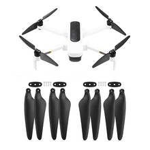 Liberación rápida de la hélice plegable accesorios Set de hojillas para Hubsan H117S Zino RC Drone piezas de cuadricóptero 2024 - compra barato