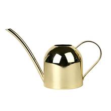 Watering Can Gold Color Stainless Steel Pot Long Spout Indoors Home Plant Pot bottle Watering Device meaty bonsai garden tool 2024 - buy cheap
