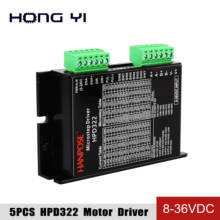 5 pces nema17 nema23 motor de passo driver 2.2a hpd322 cnc controlador roteador para impressora 3d 2024 - compre barato