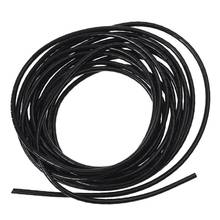 6mm Outside Dia 6.4M PE Polyethylene Spiral Cable Wire Wrap Tube Black 2024 - buy cheap