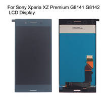 Para sony xperia xz premium g8141 g8142 display lcd touch screen sensor acessórios do telefone com quadro livre ferramentas 2024 - compre barato
