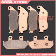 Pastillas de freno de sinterización de metal para motocicleta, para AN650 AN 650 Burgman Skywave 2004, 2005, 2006, 2007, 2008, 2009, 2010, 2011, 2012 2024 - compra barato