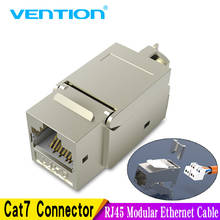 Vention Cat7 Ethernet Connector RJ45 Modular Ethernet Cable Head Plug Gold-plated Cat 7 6 Shield Network Connector for Lan Cable 2024 - купить недорого