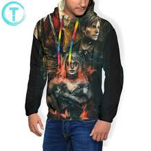 Sudadera con capucha Silent Hill para hombre, jersey de poliéster de manga larga, color azul, Otoño, XL 2024 - compra barato