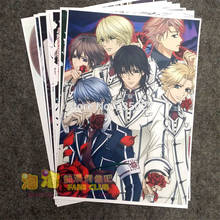 8 pcs/set Anime Vampire Knight poster Kuran Yuki Kiryu Zero Kuran Kaname wall pictures for living room A3 Film posters gifts 2024 - buy cheap