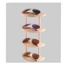 Hot Multilayer Wooden Sunglasses Display Rack Eyeglasses Showing Stand Jewelry Desktop Bracelet Holder Necklace display shelf 2024 - buy cheap
