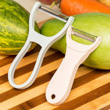 Pelador de frutas y verduras multifuncional, también para ralladores, utensilios de cocina, cuchillo pelador de patatas y manzana de acero inoxidable 2024 - compra barato