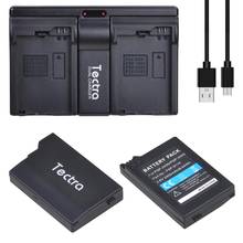 Batería de 2400mAh para consola de juegos Sony, 3,6 V, 2 piezas, PSP2000, PSP3000, PSP, S110, mando portátil + cargador USB KB 2024 - compra barato