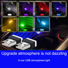 Car Interior Mini Car Atmosphere Light USB Accessories Wireless LED Car Interior Neon Ambient Lamp Car Interior Jewelry 2024 - buy cheap