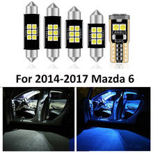 13pcs Car Accessories Canbus White Interior LED Light Bulbs Package Kit For 2014- 2017 Mazda 6 Map Dome Trunk Lamp Car Styling 2024 - buy cheap