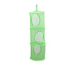 3 Shelf Net Kids Toy Organizer Bag Home Mesh Hanging Storage Bedroom Wall Door Closet 2024 - buy cheap