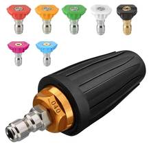 Turbo Nozzle for Pressure Washer, Rotating Nozzle and 7 Tips, 1/4 Inch Quick Connect, 4000 PSI 2024 - buy cheap