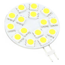 (wide volt AC/DC10-30V) 15led 5050 SMD LED G4 Lamp  Warm White Bi-pin Marine Camper Carts Bulb Light 1pcs/lot 2024 - buy cheap