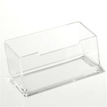 1 PCS Clear acrylic Plastic Desktop Business Card Holders Display Stands 2024 - buy cheap