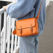 Genuine Leather Real Cowhide Women's Fashion Bag Women Messenger Bag Small Shoulder Bag Crossbody Bags for Women Handbags orange 2024 - buy cheap