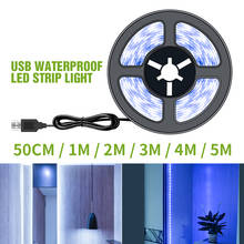 Led Kitchen Closet Light Strip DC 5V USB Under Cabinet Light 2835 SMD Waterproof Stairs Wardrobe Night Lighting Warm White/White 2024 - buy cheap