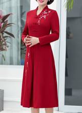 2022 chinese dress tang suit women flora print chinese traditional dress cheongsam qipao chinese oriental chiffon dresses 2024 - buy cheap