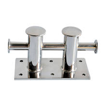 Boat Accessories Marine Double Cross Boat Bollard 316 Stainless Steel Mooring Bitt Cleat 2024 - buy cheap