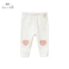 DBM16966 dave bella spring baby girls fashion love pants children full length kids pants infant toddler trousers 2024 - buy cheap