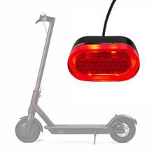 Luz traseira para scooter elétrica, lâmpada led de segurança para rack de freio de pássaros, para xiaomi m365, veículos scooter 2024 - compre barato