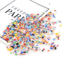 500Pcs Mix Color Ceramics Rhinestone Half Round Craft Flatback Ceramics Pearl Beads Charm DIY Nail Art Decoration Accessories 2024 - buy cheap